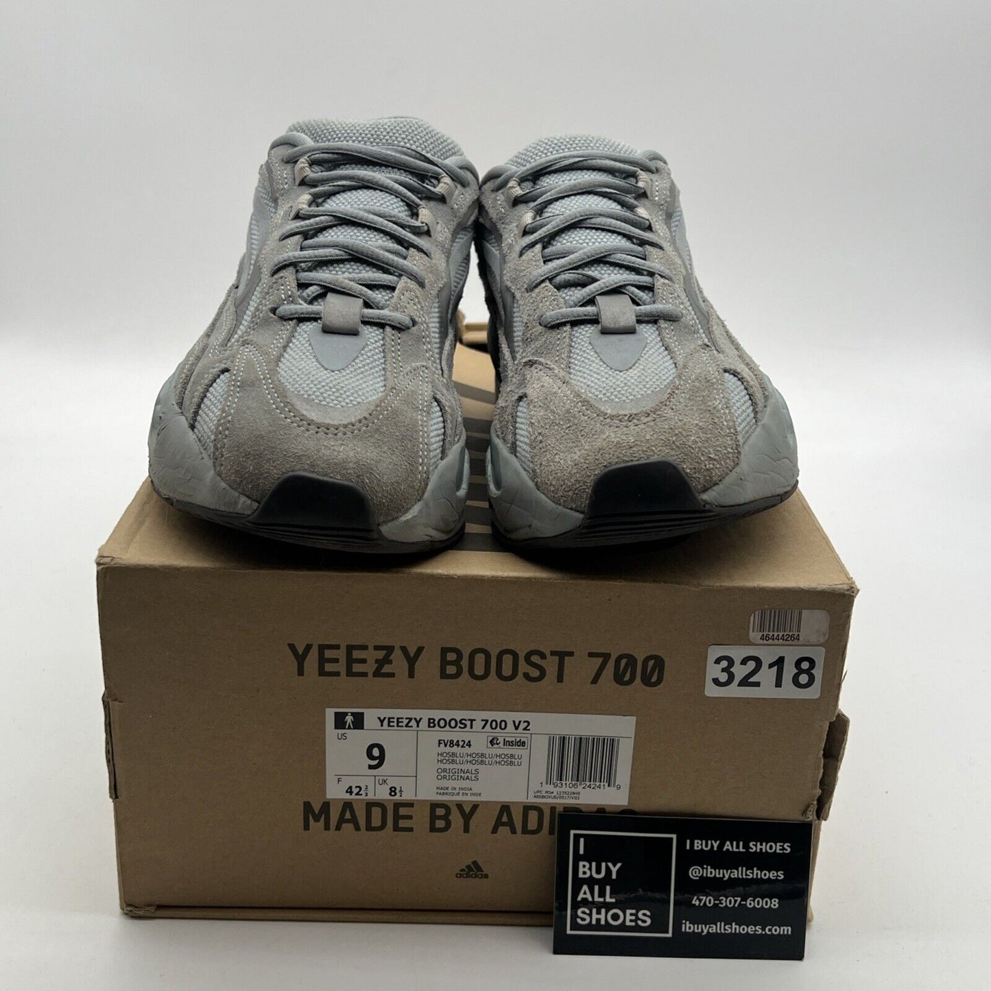 Size 9 - Adidas Yeezy Boost 700 V2 Hospital Blue (FV8424)