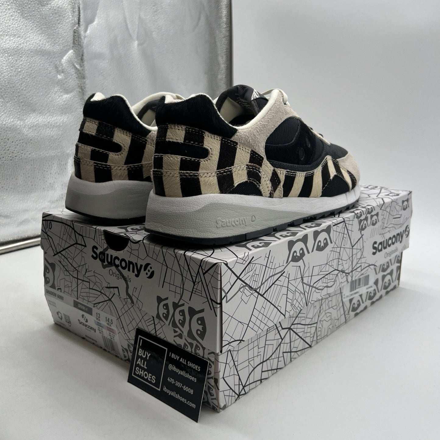 Size 13 - Saucony Shadow 6000 Good Manner Raccoon (S70781-1)
