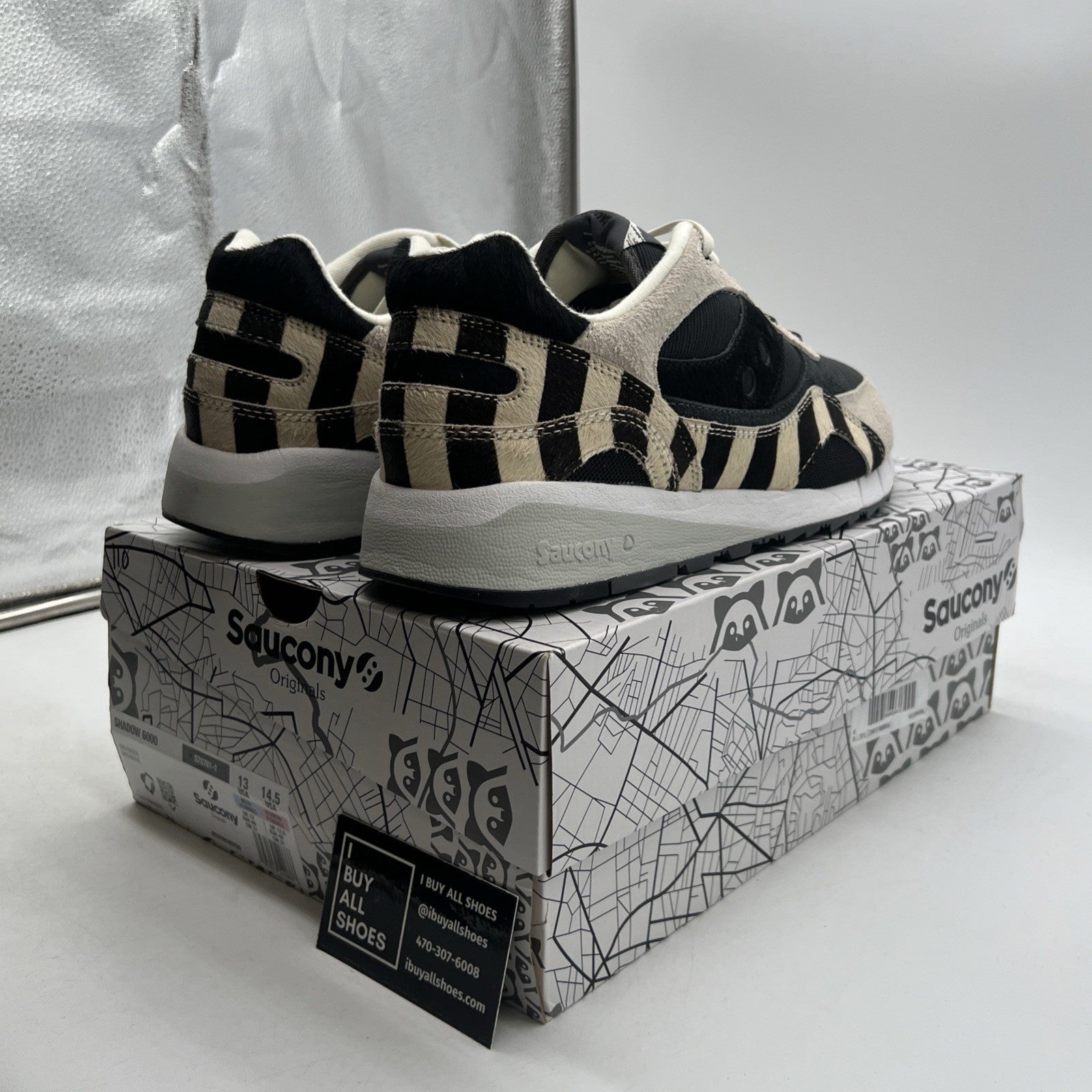 Size 13 - Saucony Shadow 6000 Good Manner Raccoon (S70781-1)