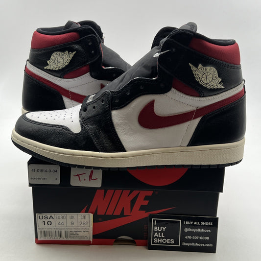 Size 10 - Air Jordan 1 Retro High OG Gym Red 2019 (555088-061)