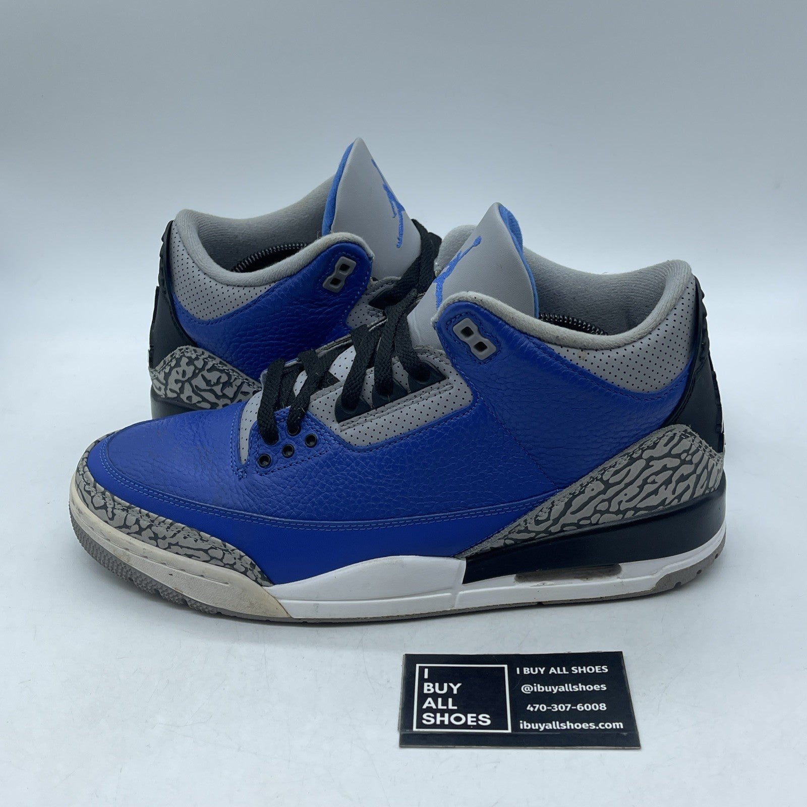 Size 10.5 - Air Jordan 3 Retro Varsity Royal 2020 (CT8532-400)