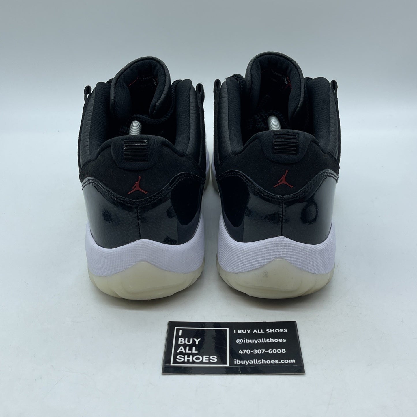 Size 12 - Jordan 11 Retro Low 72-10 Black Grey Suede Leather (AV2187-001)