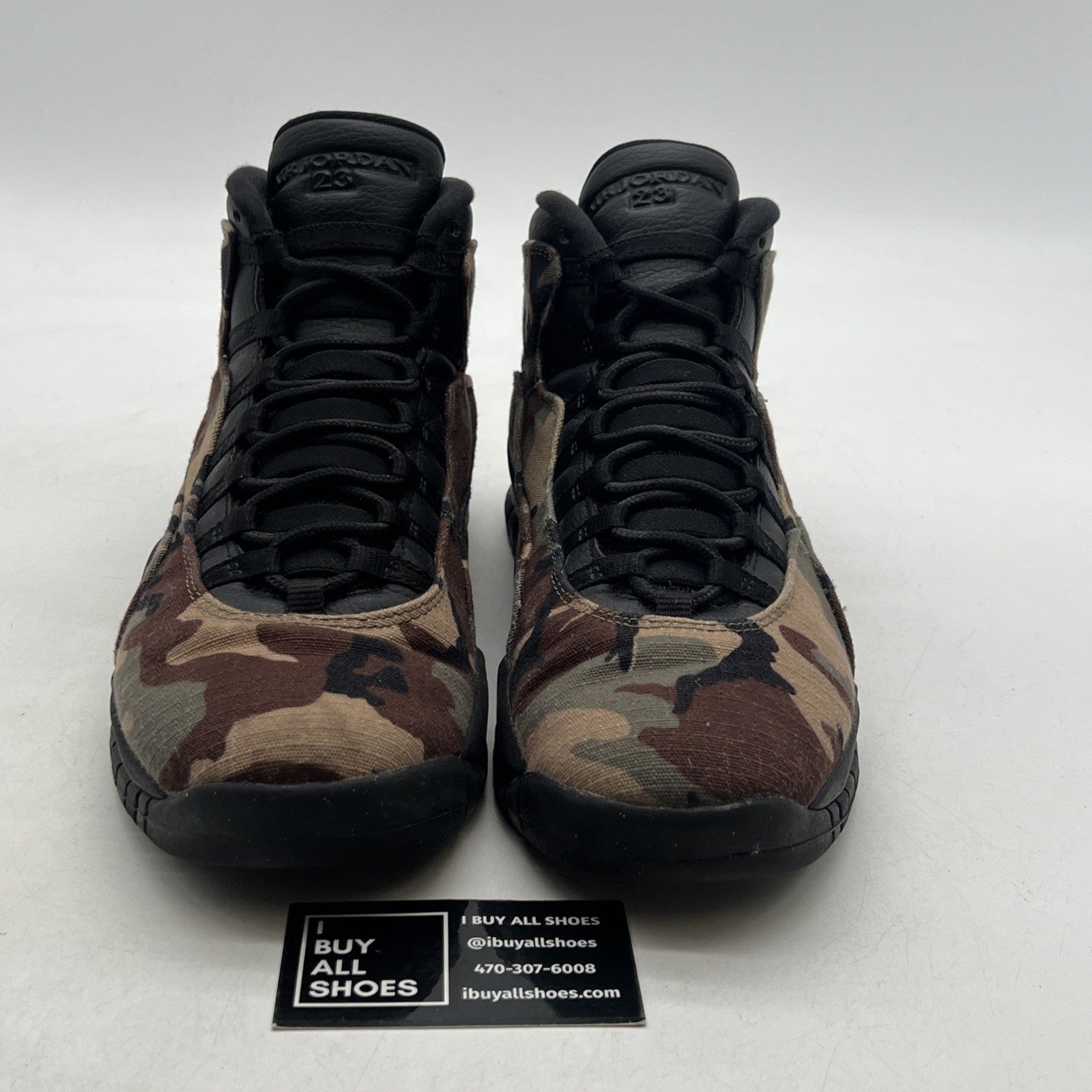 Size 10.5 - Air Jordan 10 Retro Woodland Camo (310805-201)