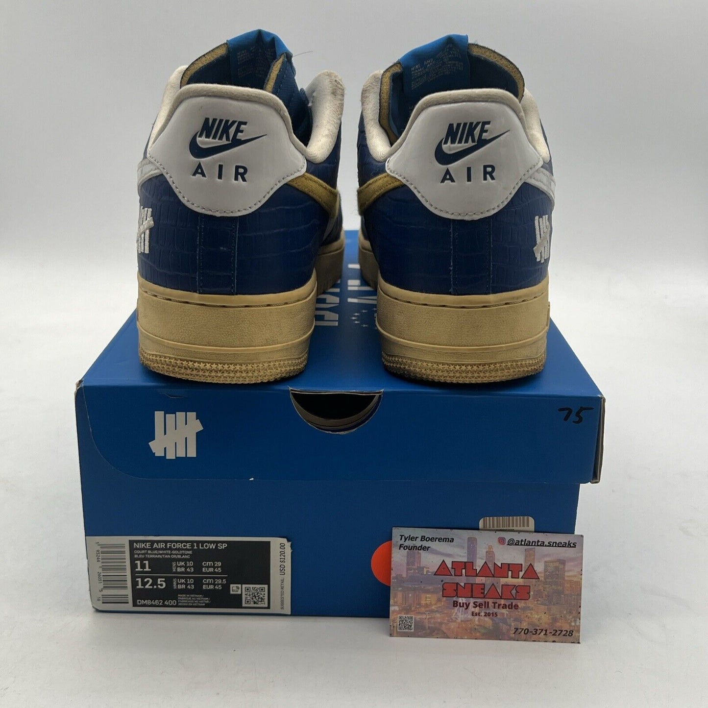 Size 11 - Nike Undefeated x Air Force 1 SP Low Dunk vs AF1 (DM8462-400)