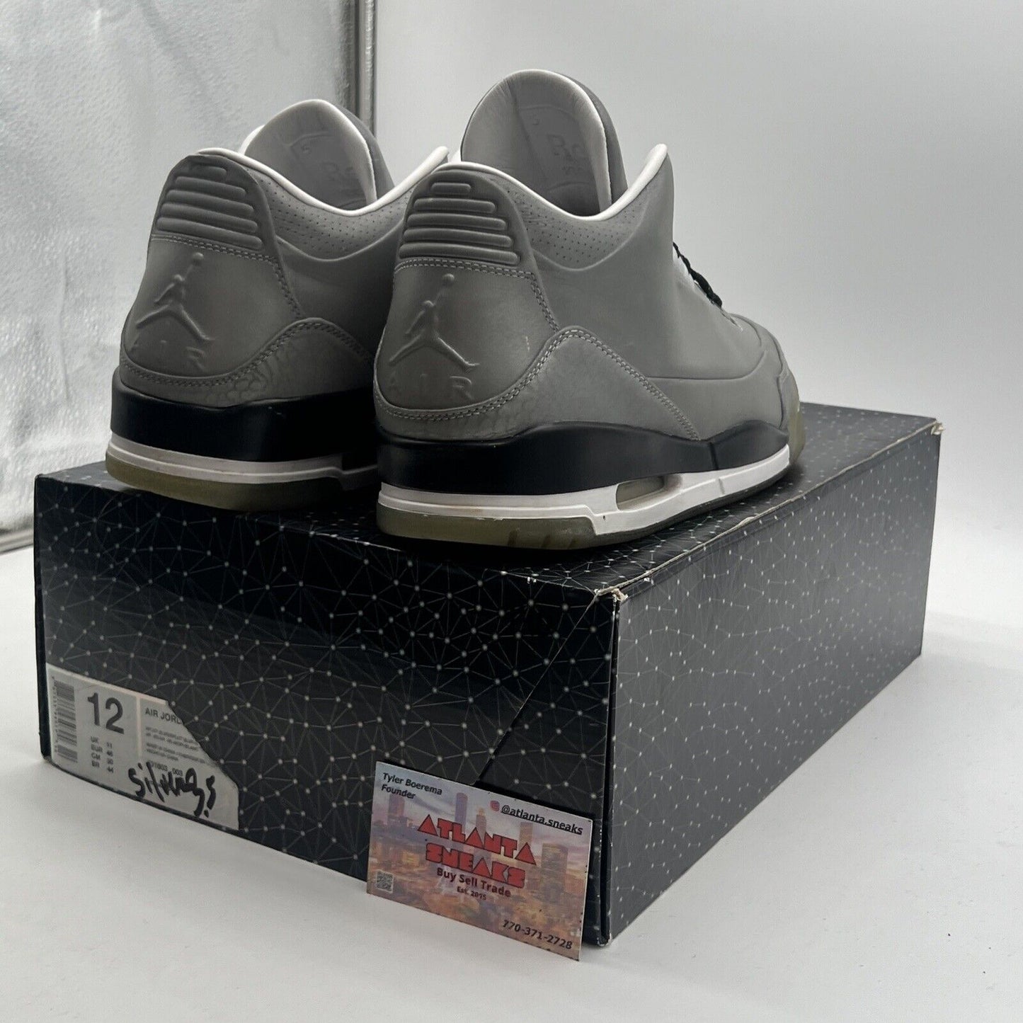 Size 12 - Air Jordan 3 5Lab3 Reflective Silver (631603-003)