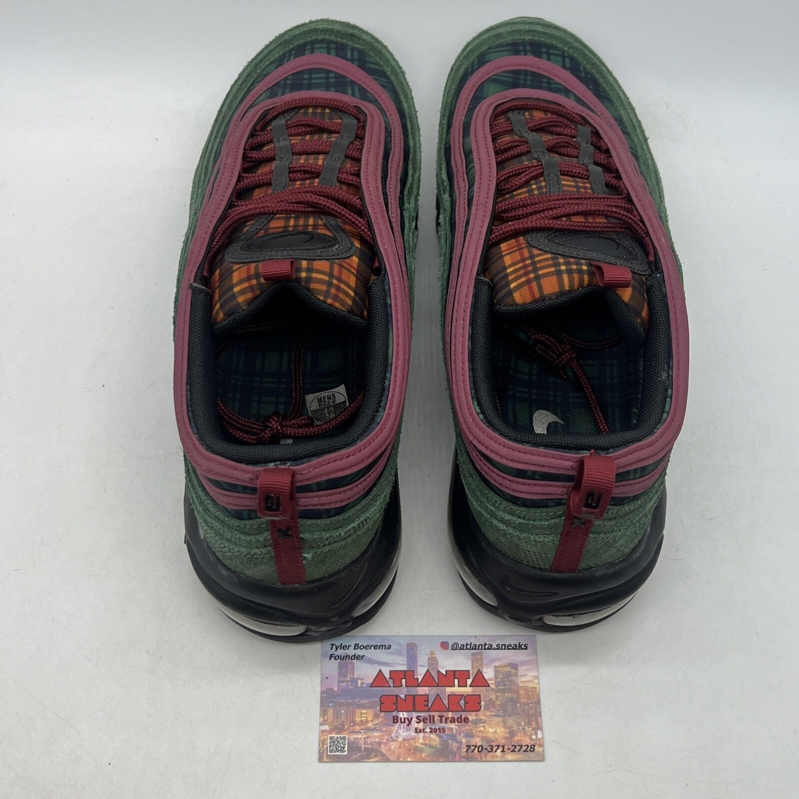 Size 12 - Nike Air Max 97 NRG Jacket Pack Green Maroon Black (AT6145-600)