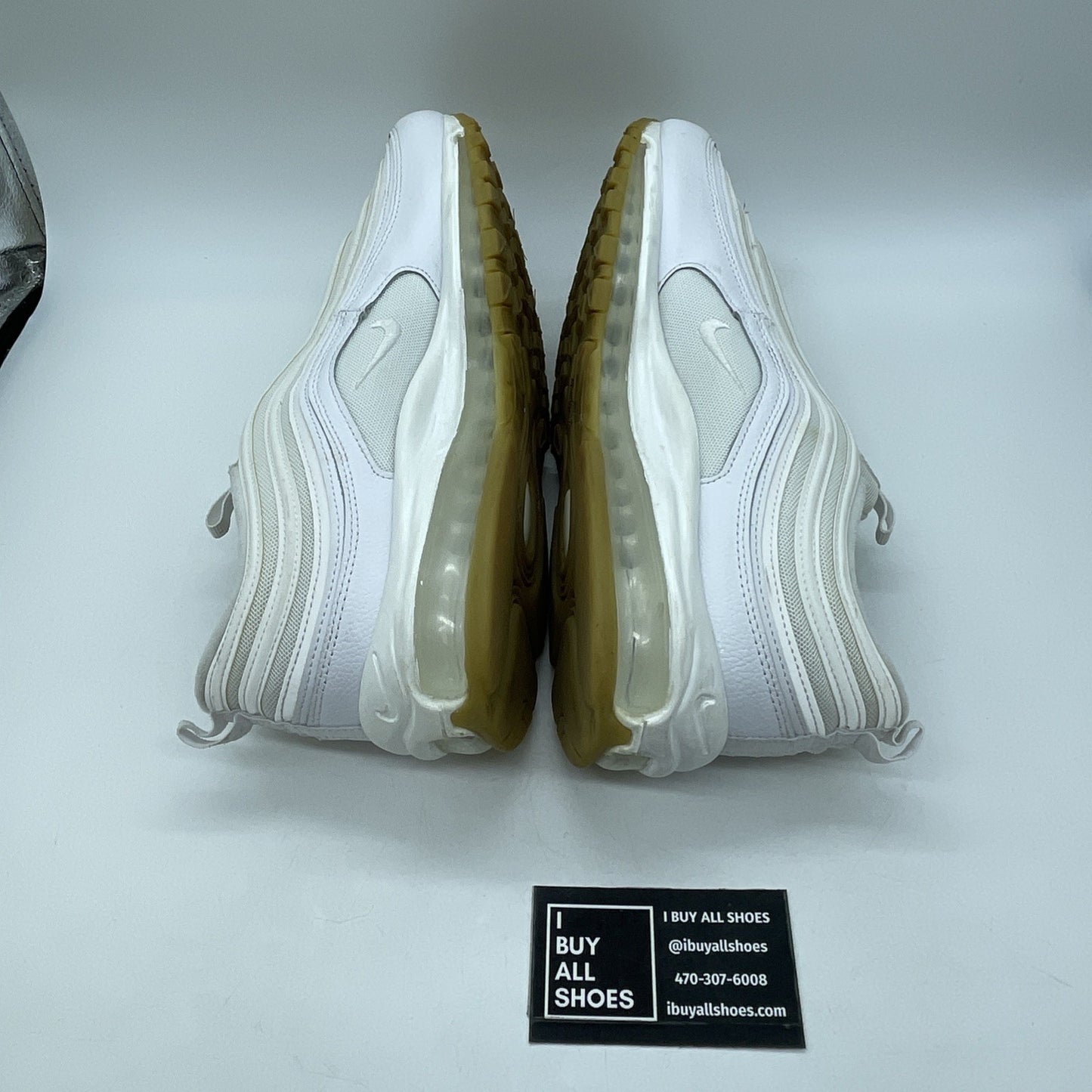 Size 14 - Nike Air Max 97 White Gum Suede Leather (DJ2740-100)