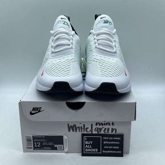 Size 12W - Nike Air Max 270 White Mint Foam (DQ7652-100)