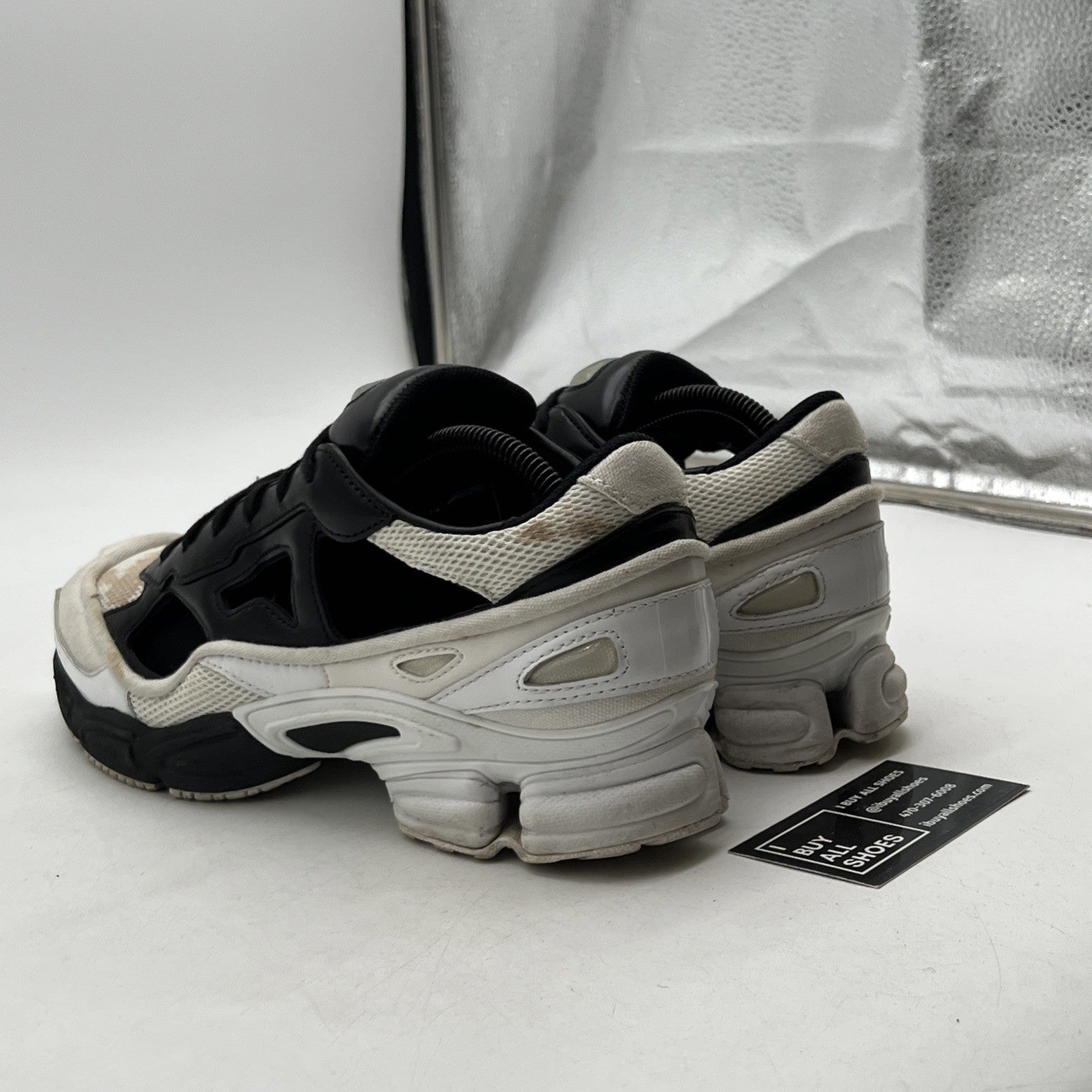Size 8.5 - adidas Raf Simons x Replicant Ozweego Black Cream (BB7988)