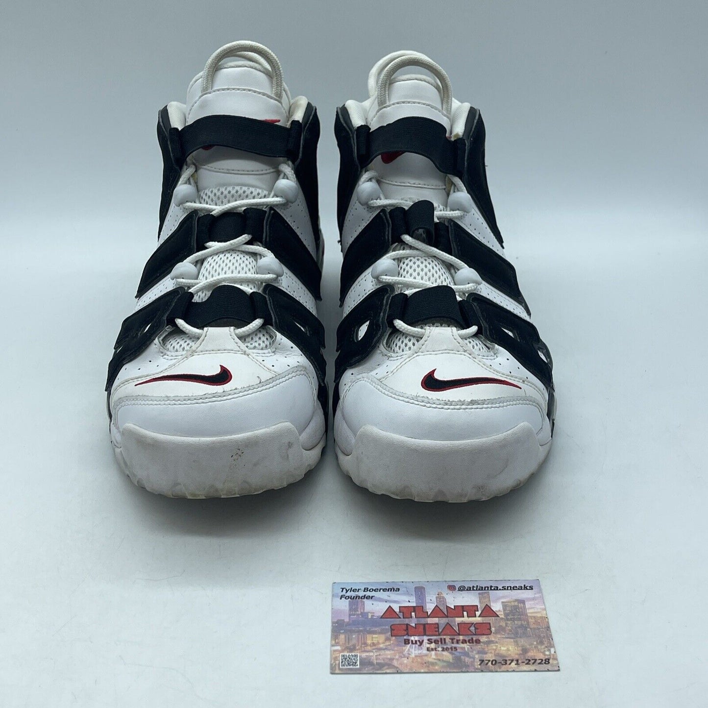 Size 10.5 - Nike Air More Uptempo Scottie Pippen White Leather  (414962-105)