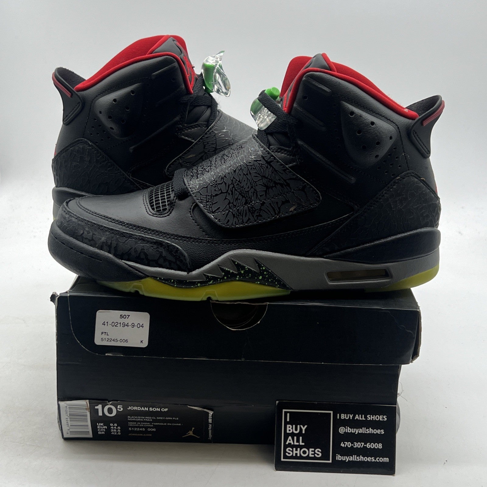 Size 10.5 - Air Jordan Son Of Mars Black (512245-006)