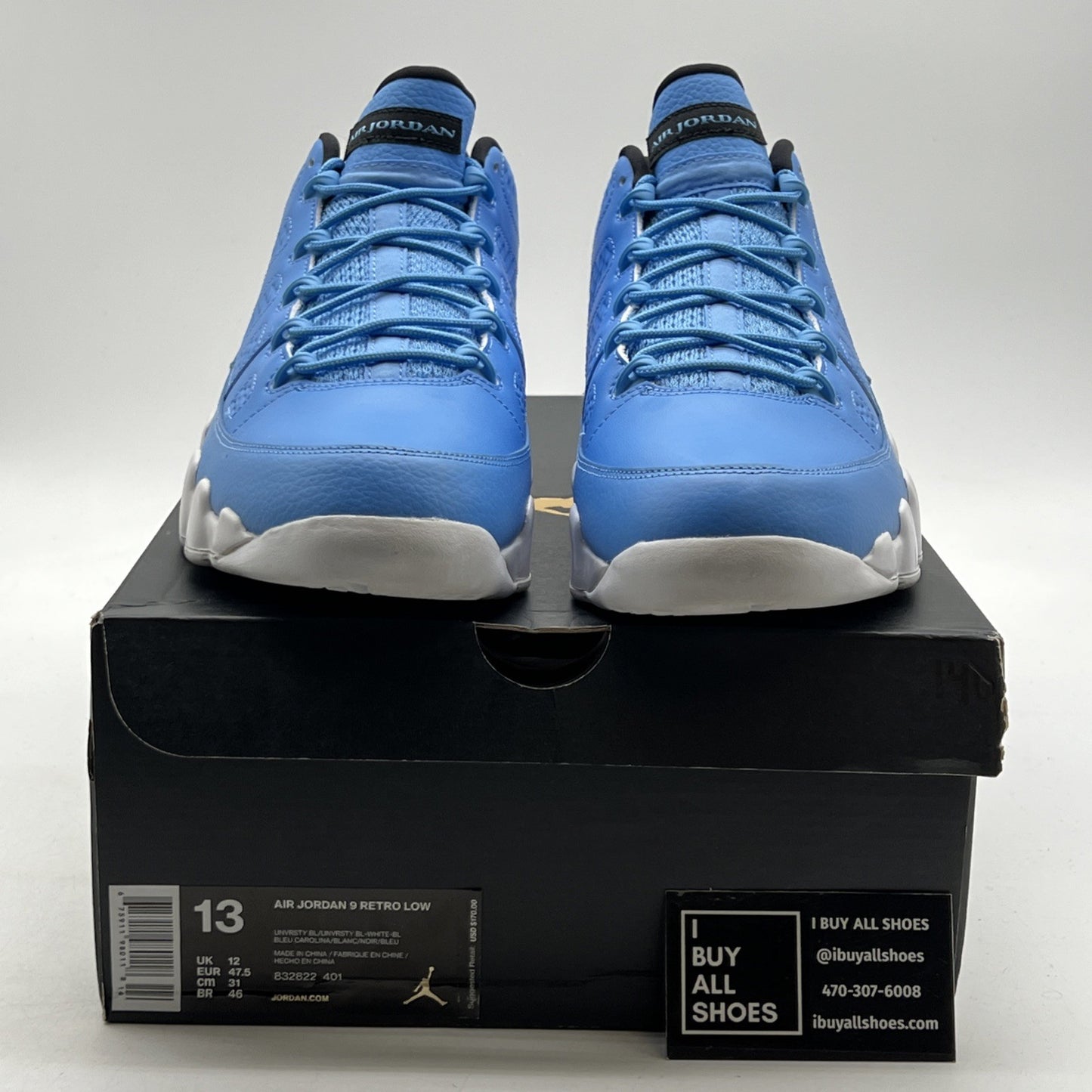 Size 13 - Air Jordan 9 Retro Low Pantone (832822-401)