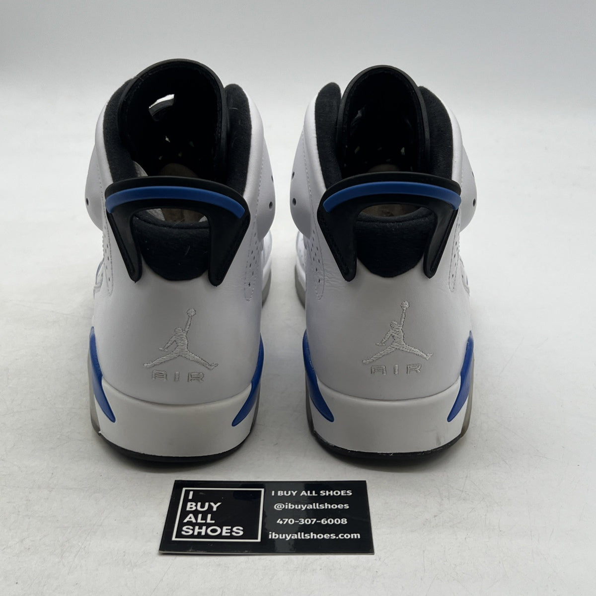 Size 8.5 - Air Jordan 6 Retro 2014 Sport Blue (384664-107)