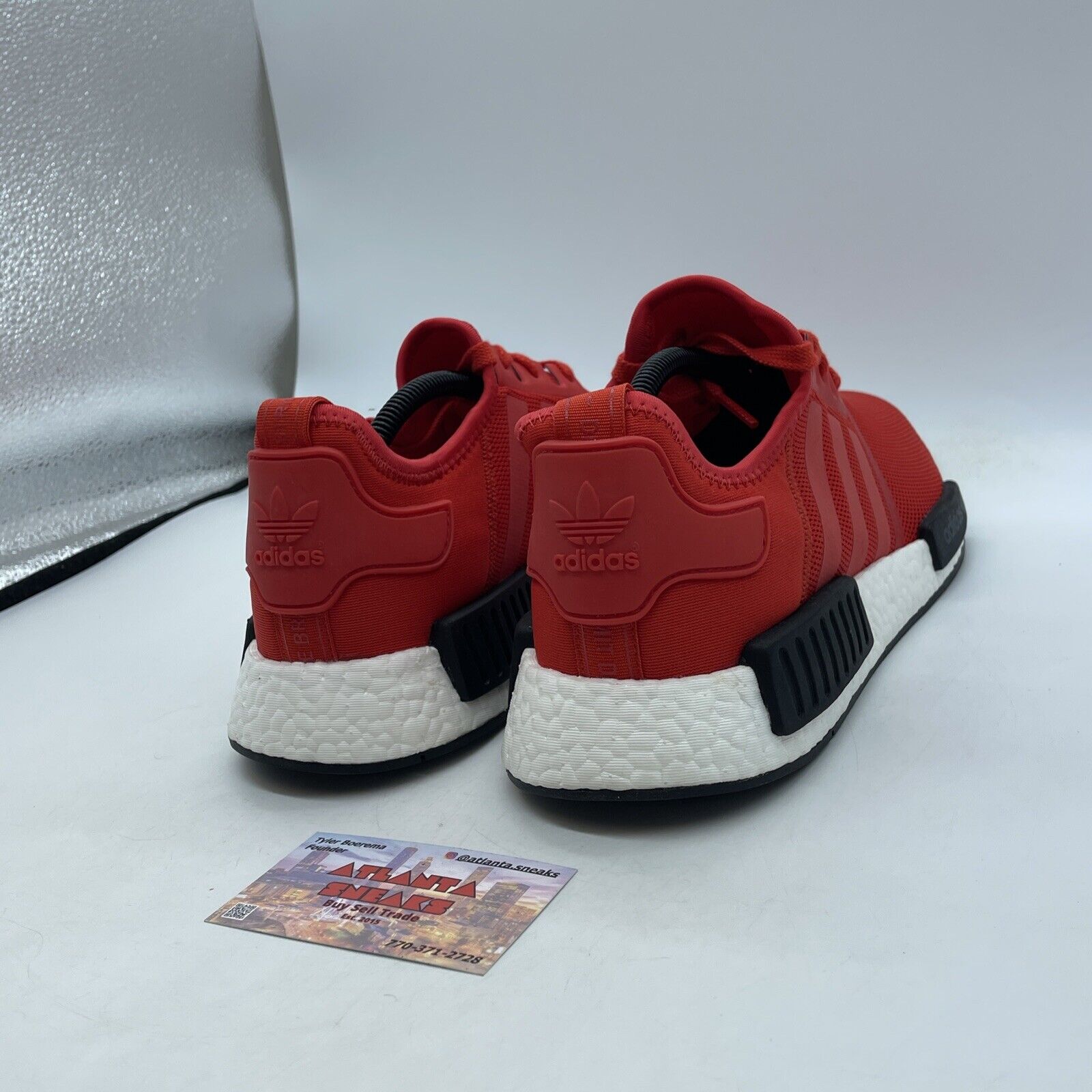 Size 11 - adidas NMD_R1 Clear Red White Black Suede Leather (BB1970)