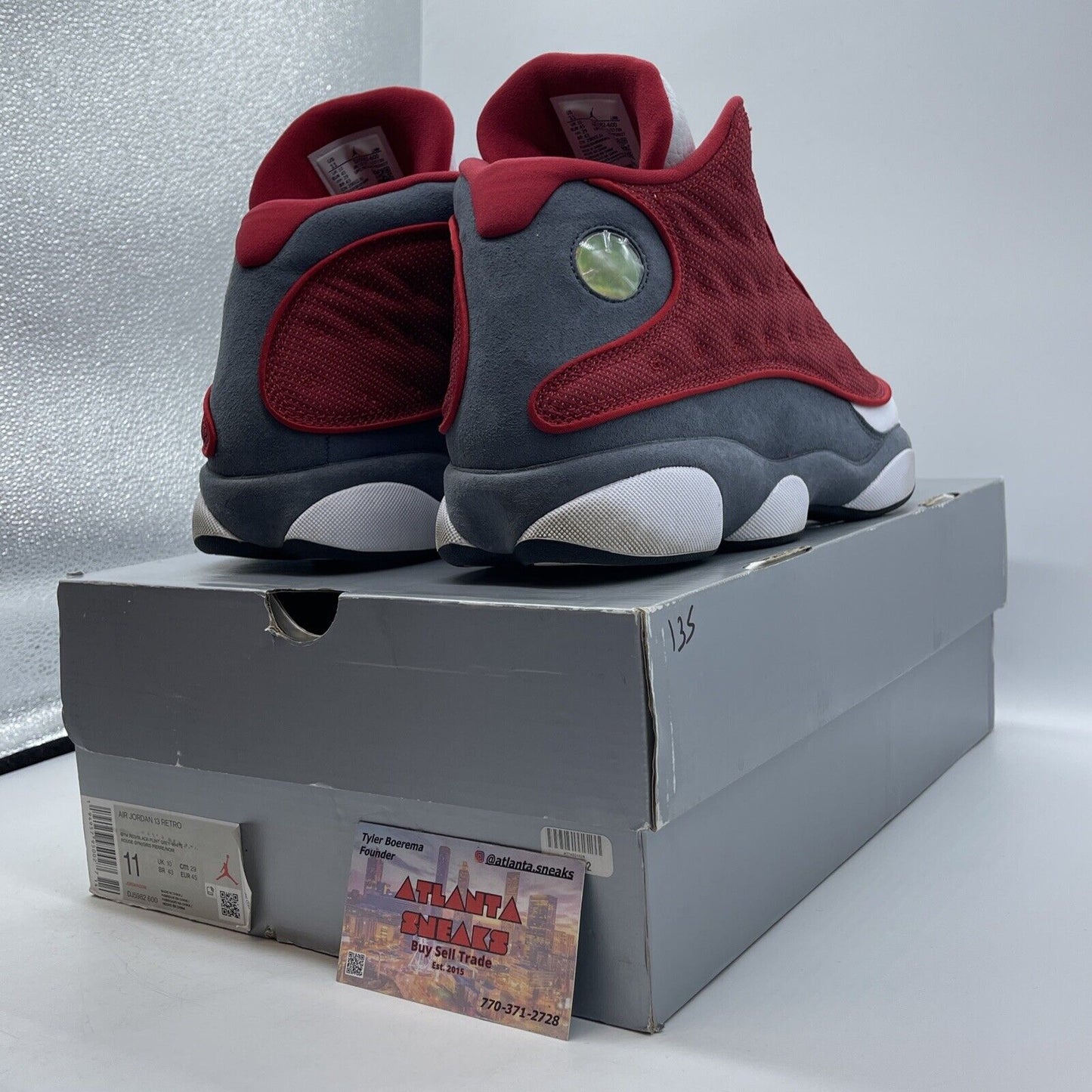 Size 11 - Jordan 13 Red/White Gray - (DJ5982600)