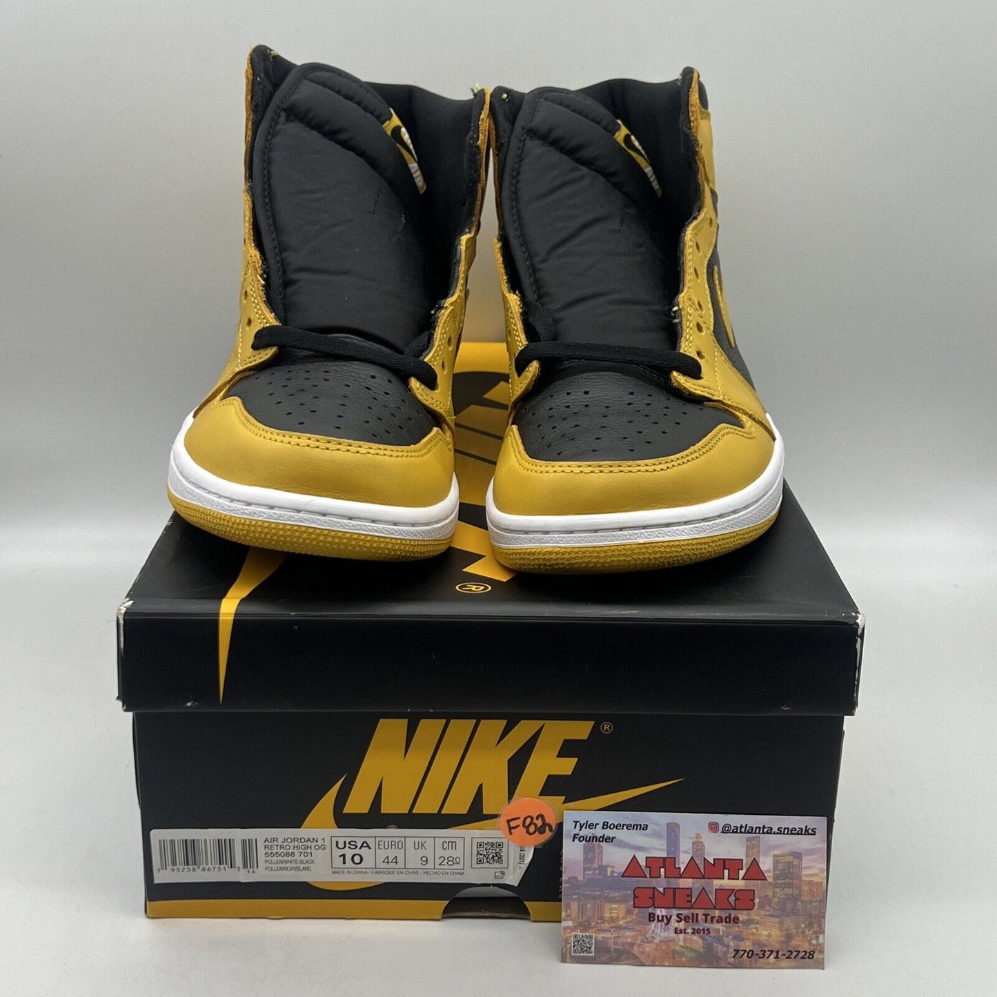 Size 10 - Jordan 1 Retro OG High Pollen Brand New Og All