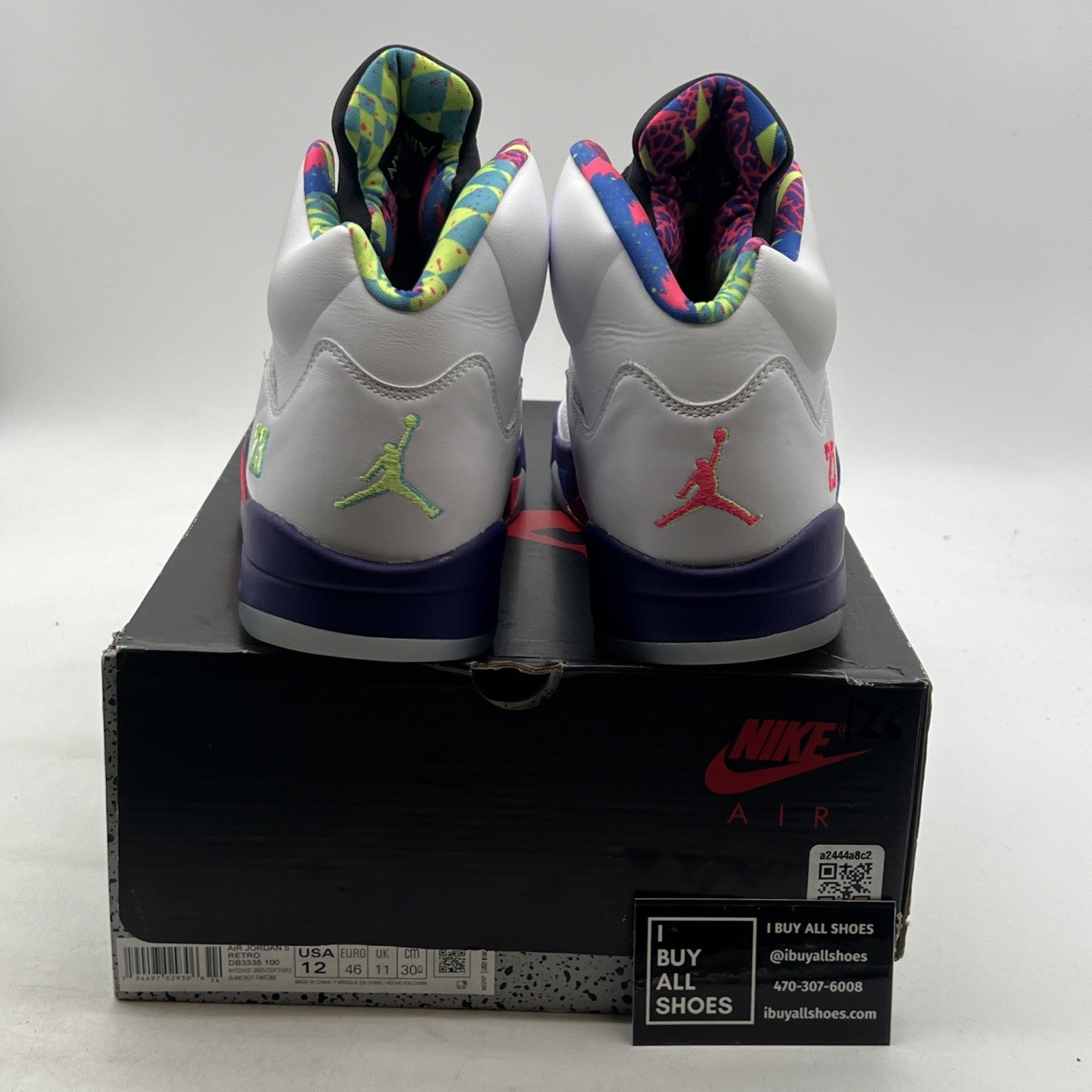 Size 12 - Air Jordan 5 Retro Alternate Bel-Air 2020 (DB3335-100)