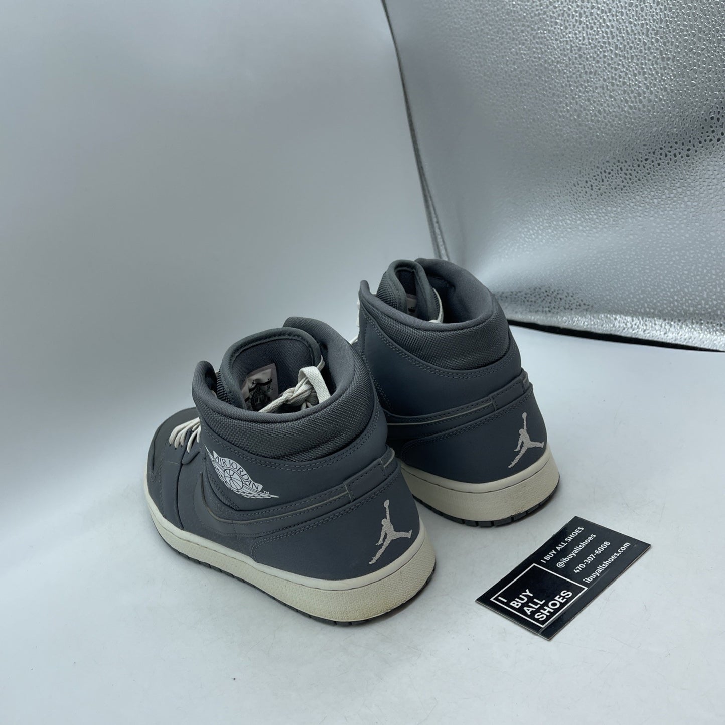 Size 12 - Air Jordan 1 Retro Mid Cool Grey (554724-022)
