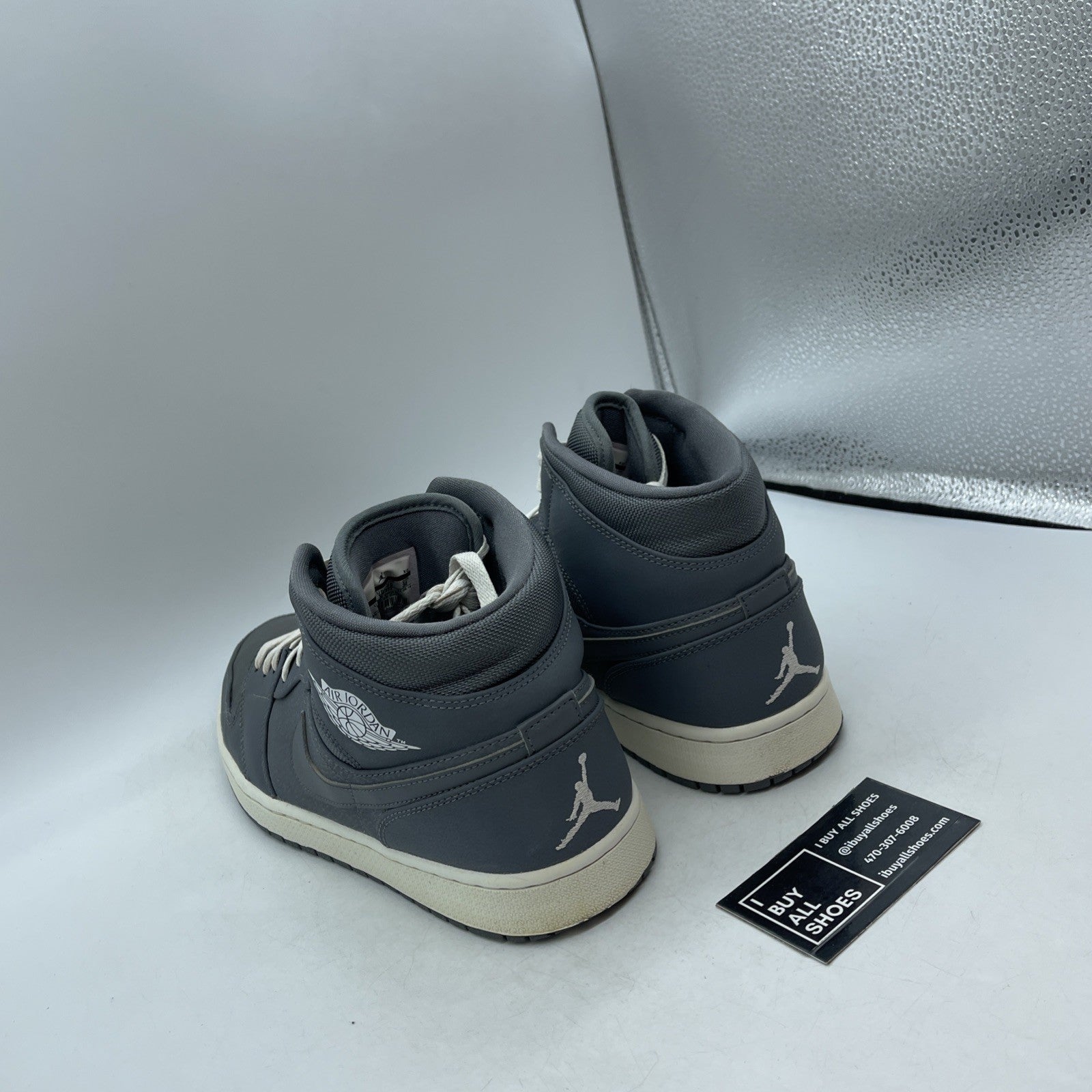 Size 12 - Air Jordan 1 Retro Mid Cool Grey (554724-022)