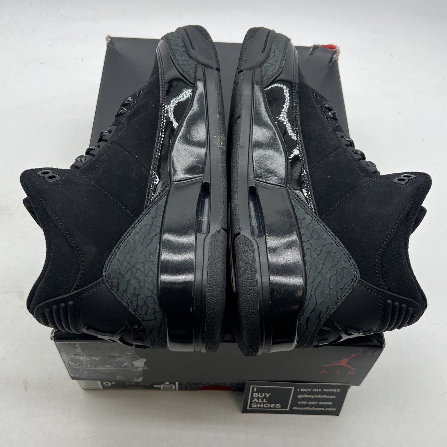 Size 9.5 - Air Jordan 3 Retro 2025 Black Cat (CT8532-001)