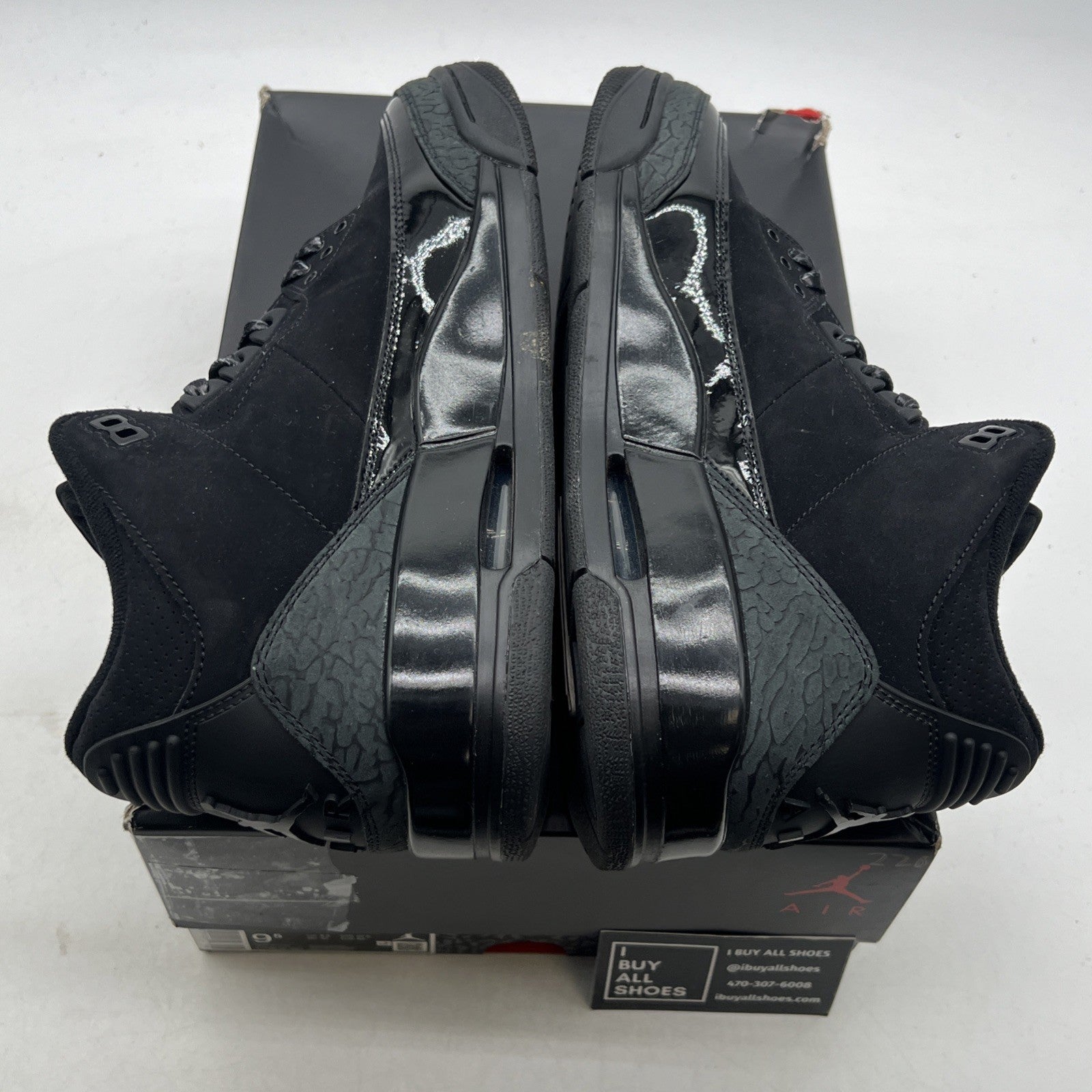 Size 9.5 - Air Jordan 3 Retro 2025 Black Cat (CT8532-001)