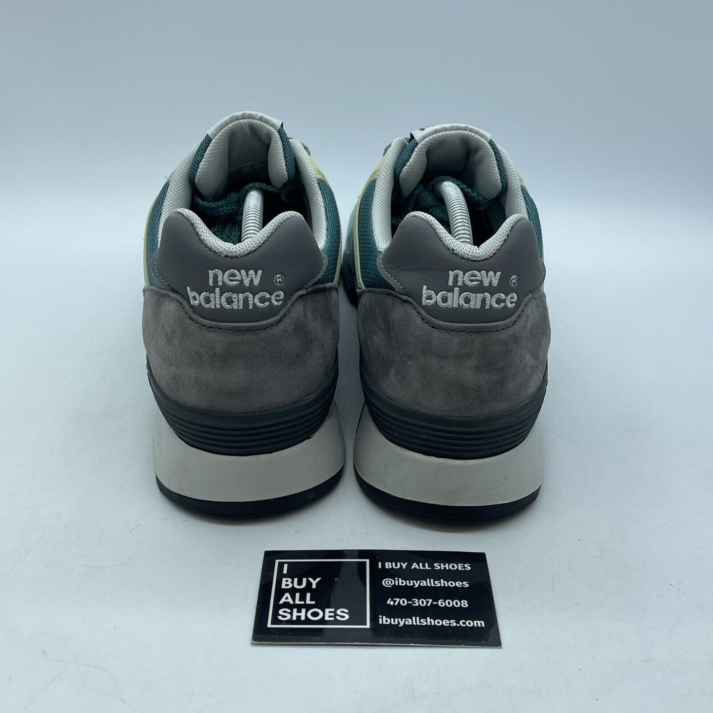 Size 12 - New Balance 577 Made in England English Tender - Sea Glass
