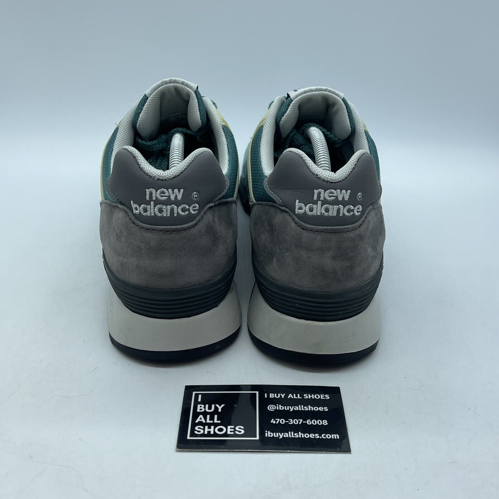 Size 12 - New Balance 577 Made in England English Tender - Sea Glass