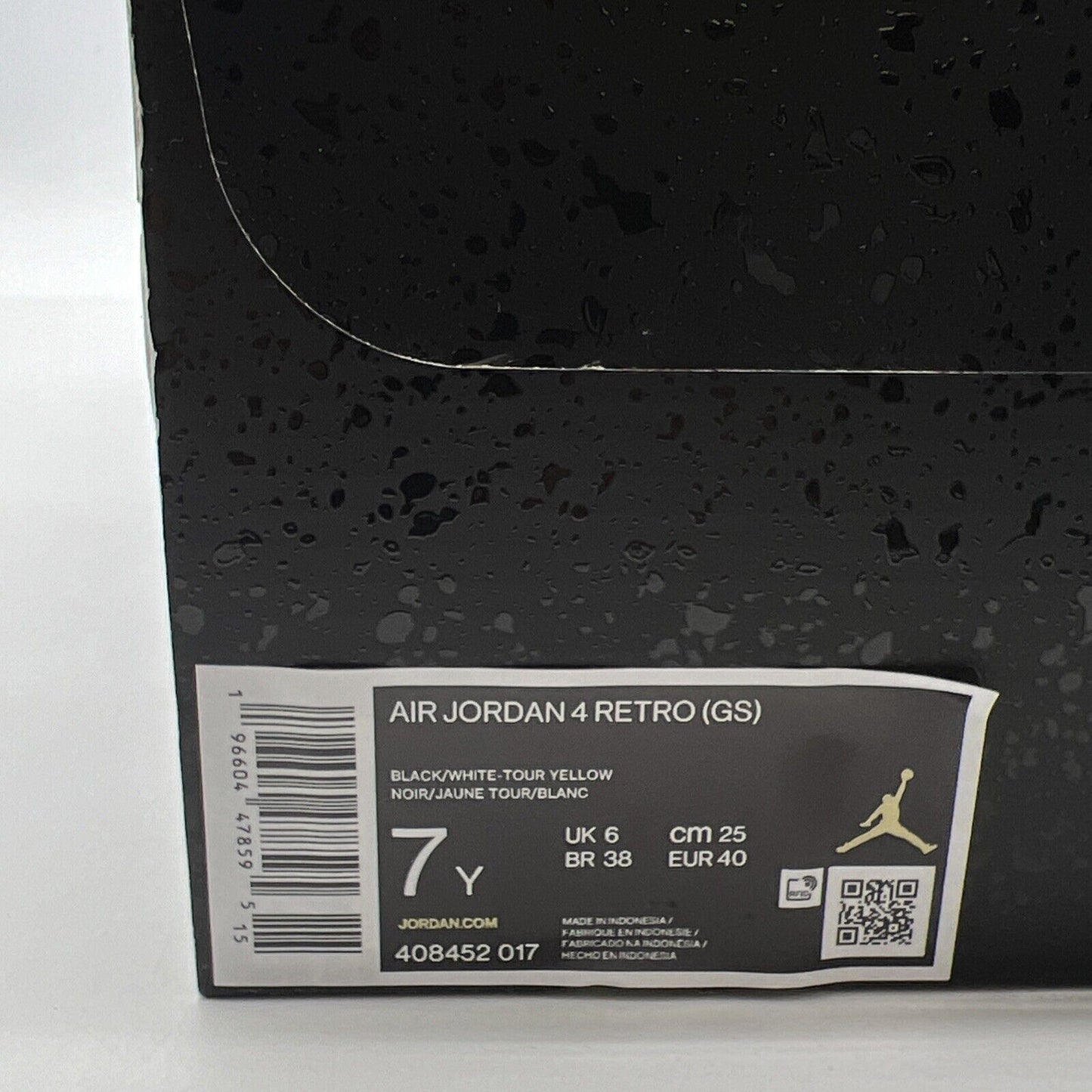 Size 7 - Air Jordan 4 Retro Mid Thunder (408452-017)