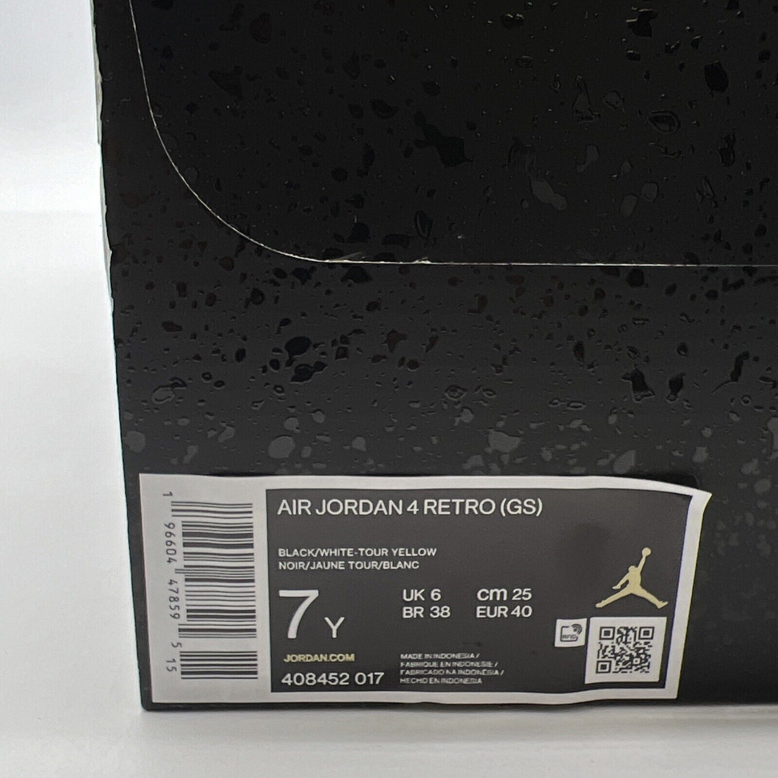 Size 7 - Air Jordan 4 Retro Mid Thunder (408452-017)