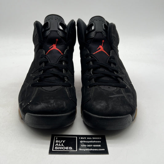 Size 11.5 - Air Jordan 6 Retro Infrared Black 2014 (384664-023)