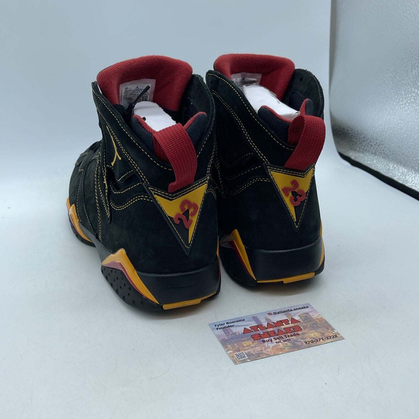 Size 11 - Jordan 7 Retro Citrus Orange Red Black Suede Leather (CU9307-081)