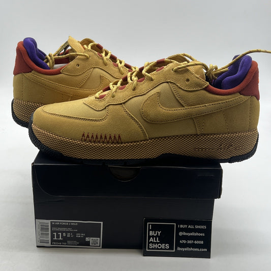 Size 11.5 - Nike Air Force 1 Wild Wheat Gold W (FB2348-700)
