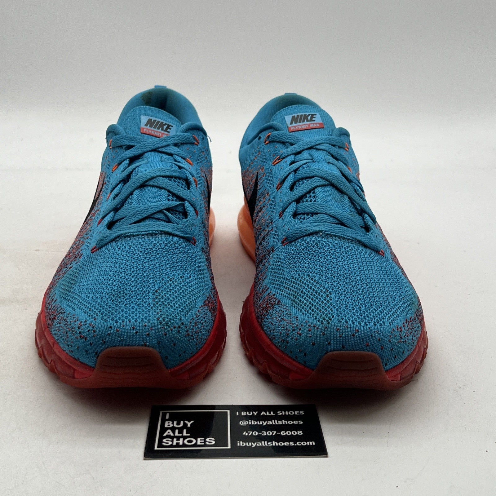 Size 13 - Nike Flyknit Max Vivid Blue (620469-406)