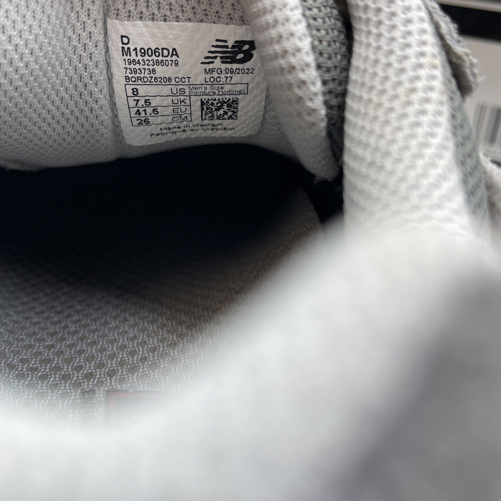Size 8 - New Balance 1906D Protection Pack - Castlerock Grey (M1906DA)