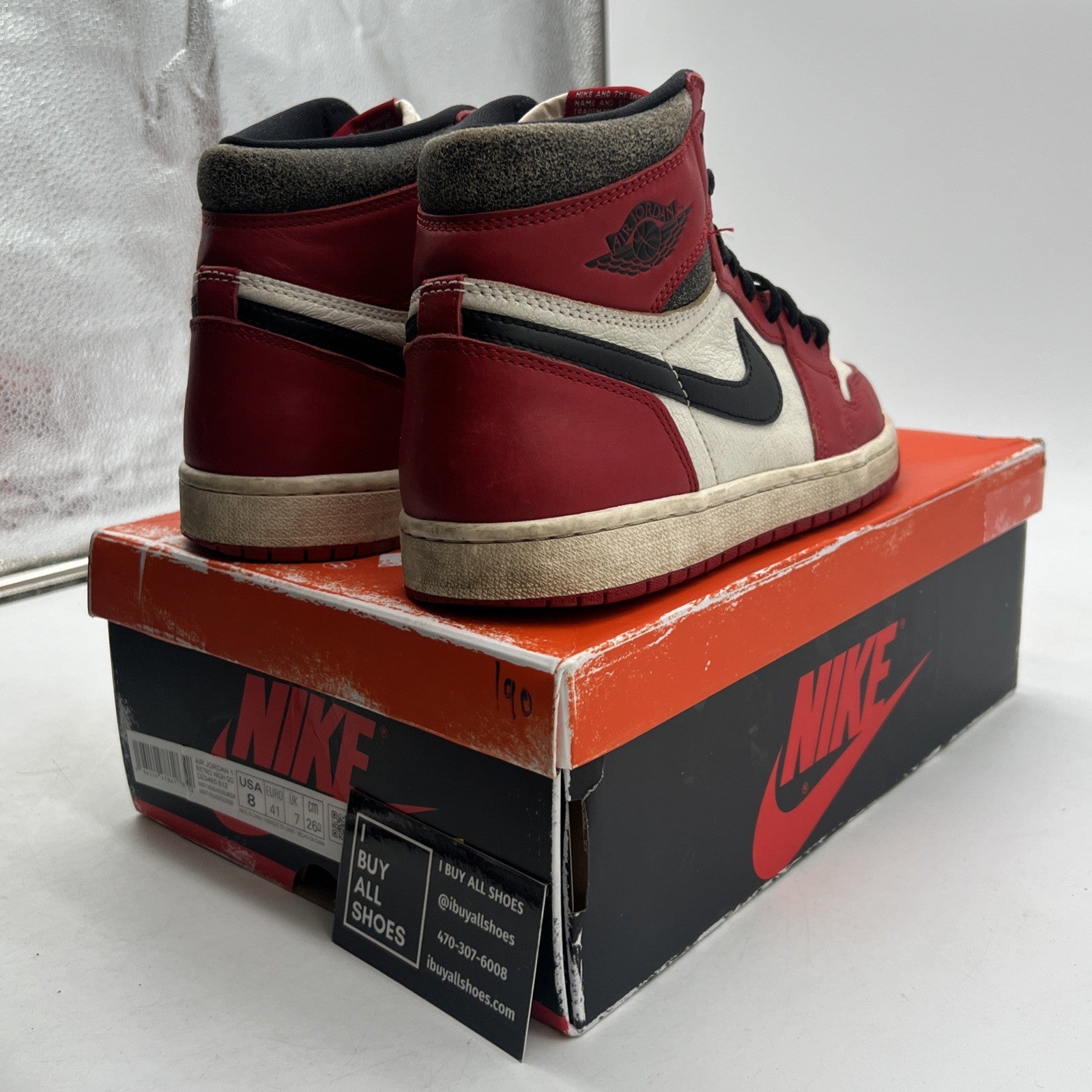 Size 8 - Air Jordan 1 Retro High OG Chicago Reimagined Lost & Found (DZ5485-612)