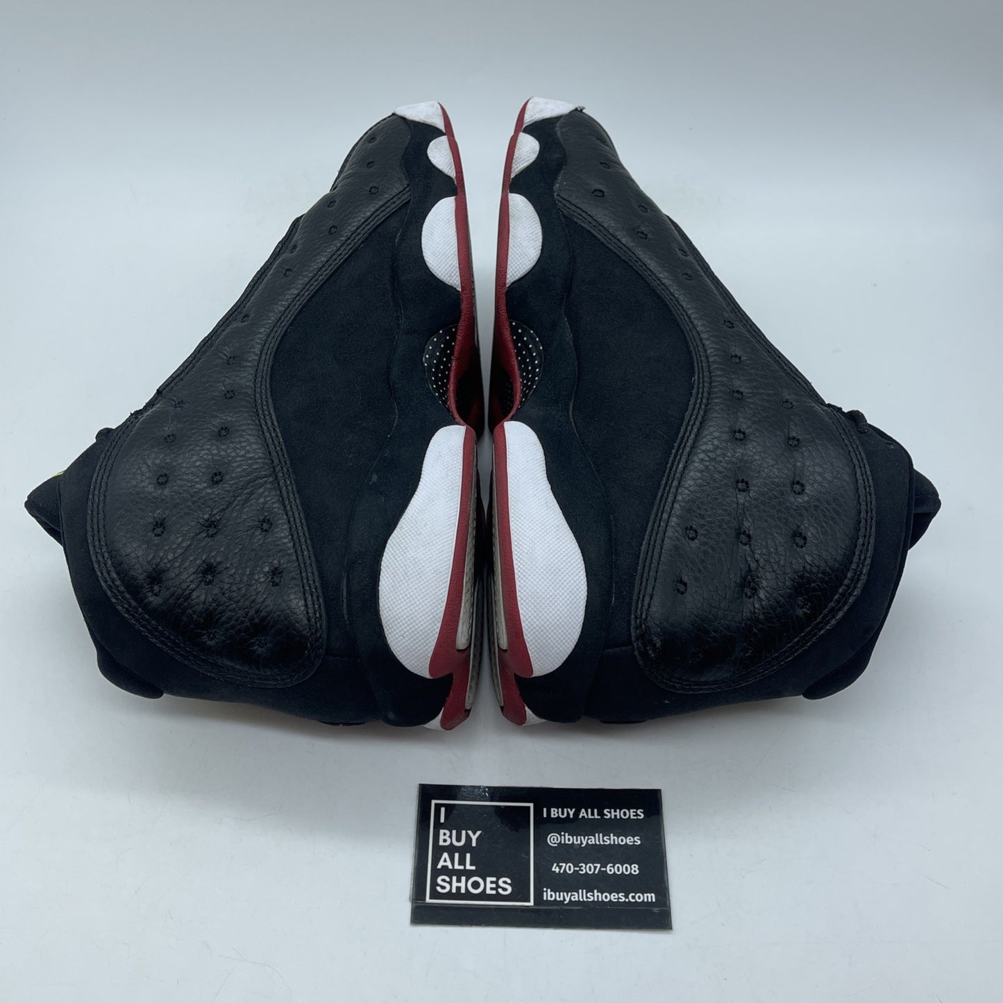 Size 8.5 - Air Jordan 13 Retro 2011 Playoff Black Suede Leather (414571-001)
