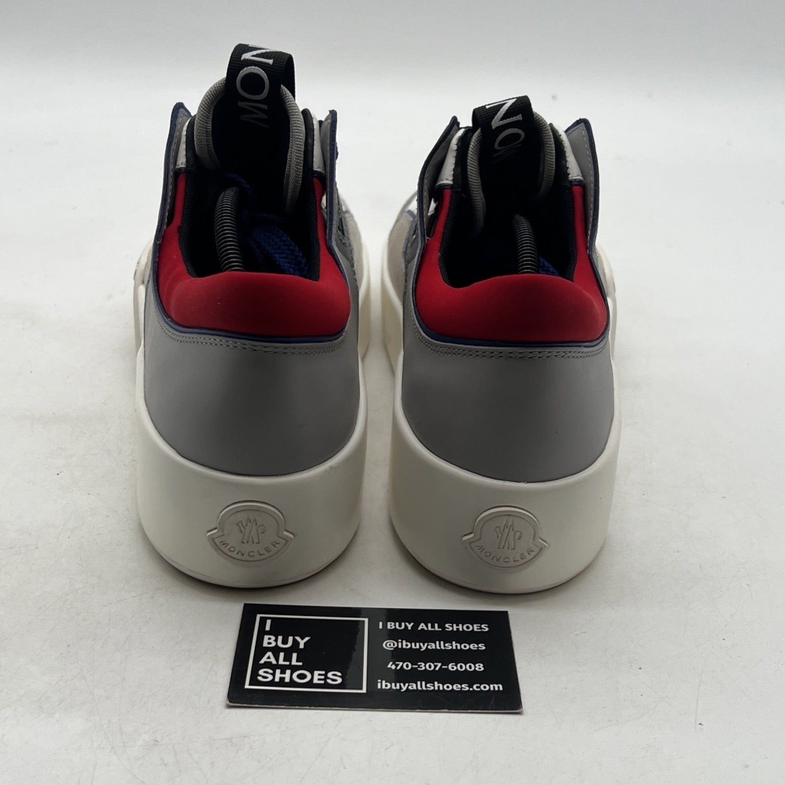 Size 46 - Moncler Womens Promyx Space Lace Up Comfortable Sneaker Shoes Natural