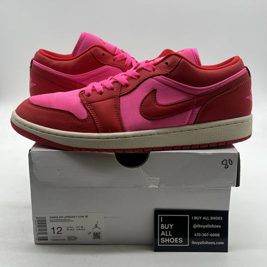 Size 12 - Air Jordan 1 SE Low Pink Blast W (FB9893-600)