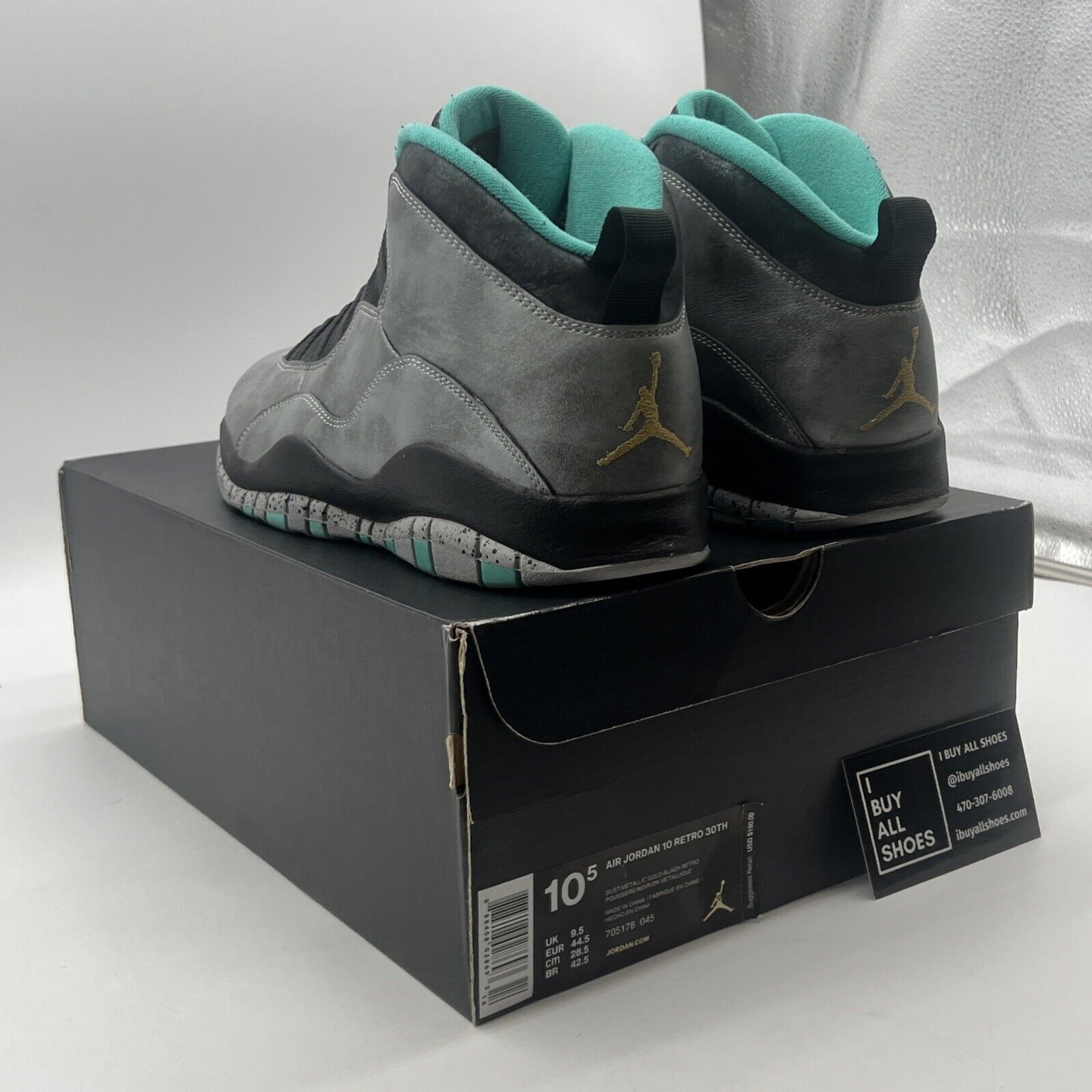 Size 10.5 - Air Jordan 10 Retro Lady Liberty (706178-045)