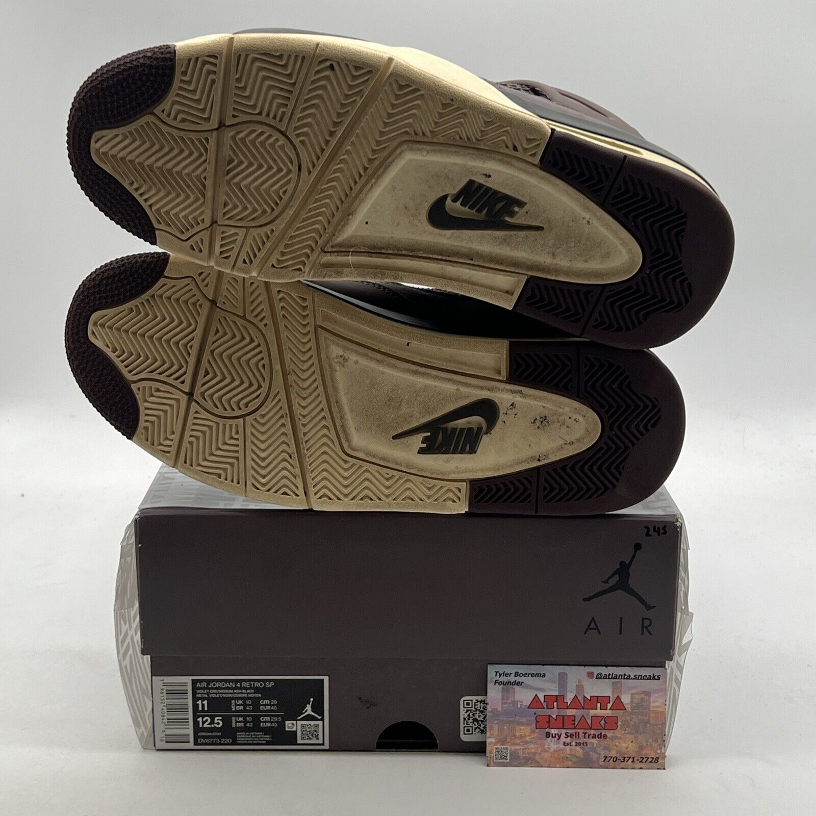 Size 11 - Air Jordan 4 Retro x A Ma Maniere Mid Violet Ore (DV6773-220)