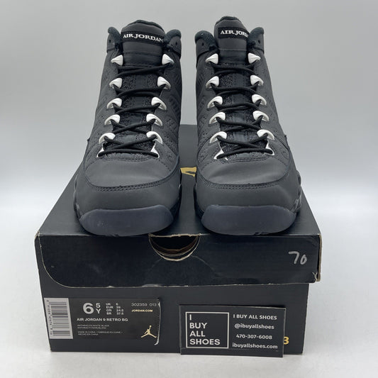 Size 6.5 (GS) - Air Jordan 9 Retro Mid Anthracite 2015 (302359-013)