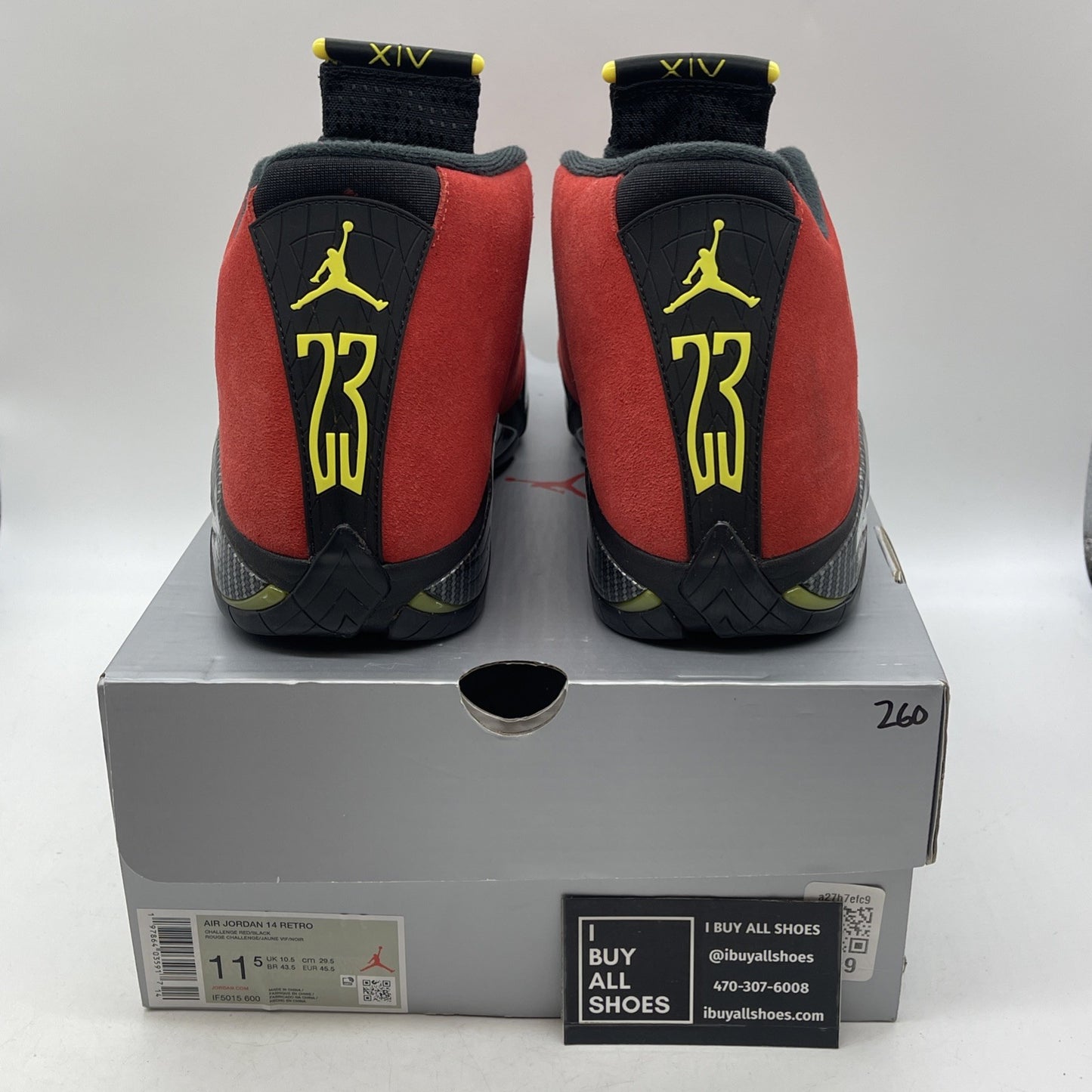 Size 11.5 - Air Jordan 14 Retro Ferrari (IF5015-600)