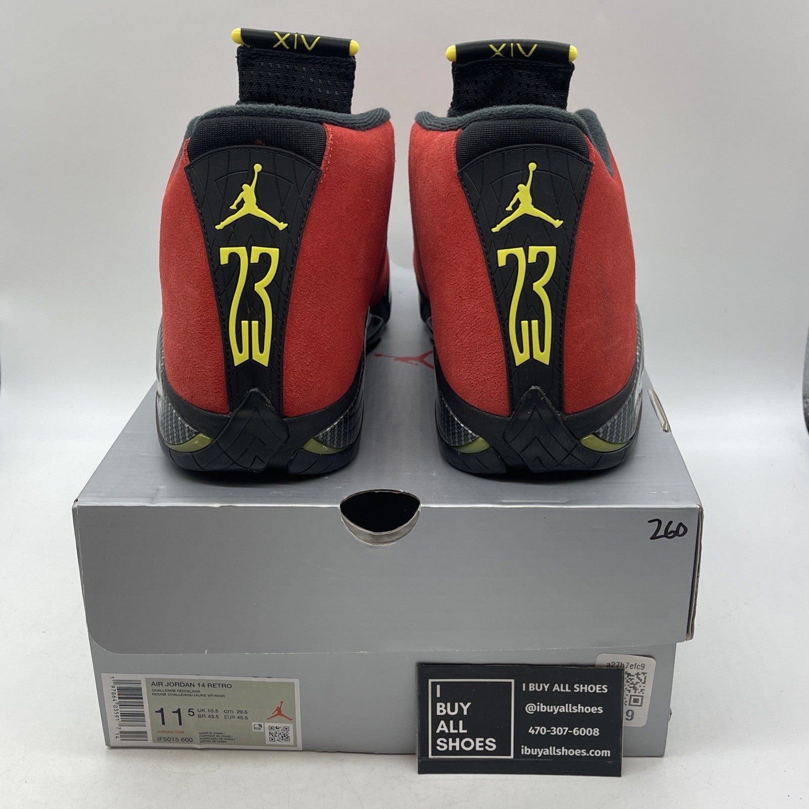 Size 11.5 - Air Jordan 14 Retro Ferrari (IF5015-600)
