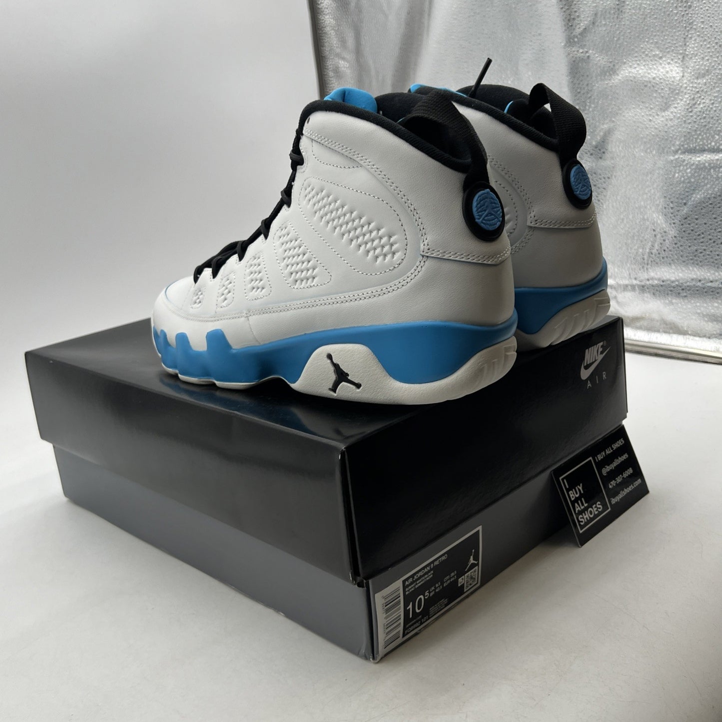 Size 10.5 - Air Jordan 9 Retro 2024 Powder Blue (FQ8992-101)