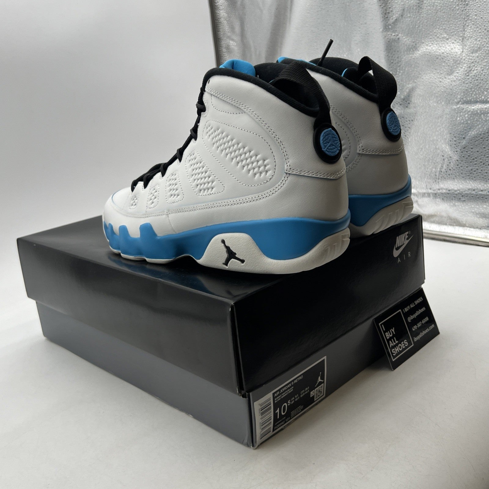Size 10.5 - Air Jordan 9 Retro 2024 Powder Blue (FQ8992-101)
