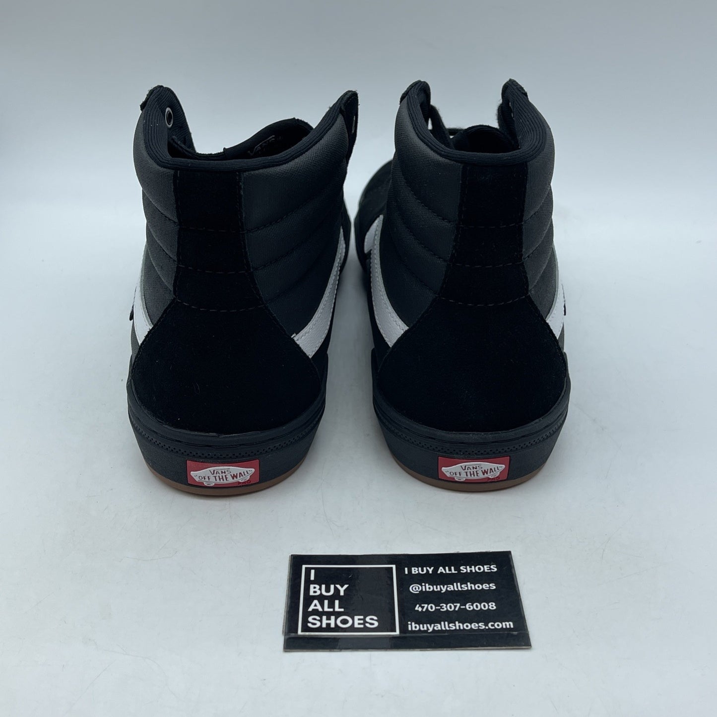 Size 13 - Vans Mens Sk8 Hi 721454 Black Casual (VN0A45JVT28)