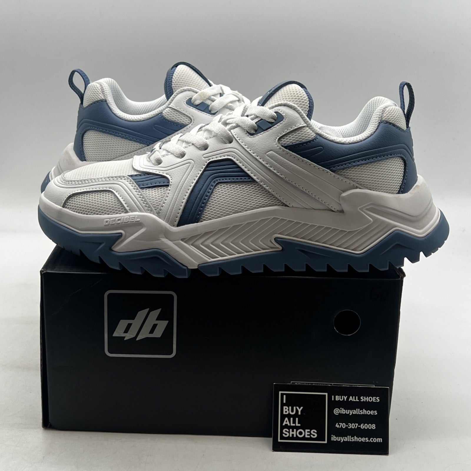 Size 10 - Decibel Vol-01 Blue/White New