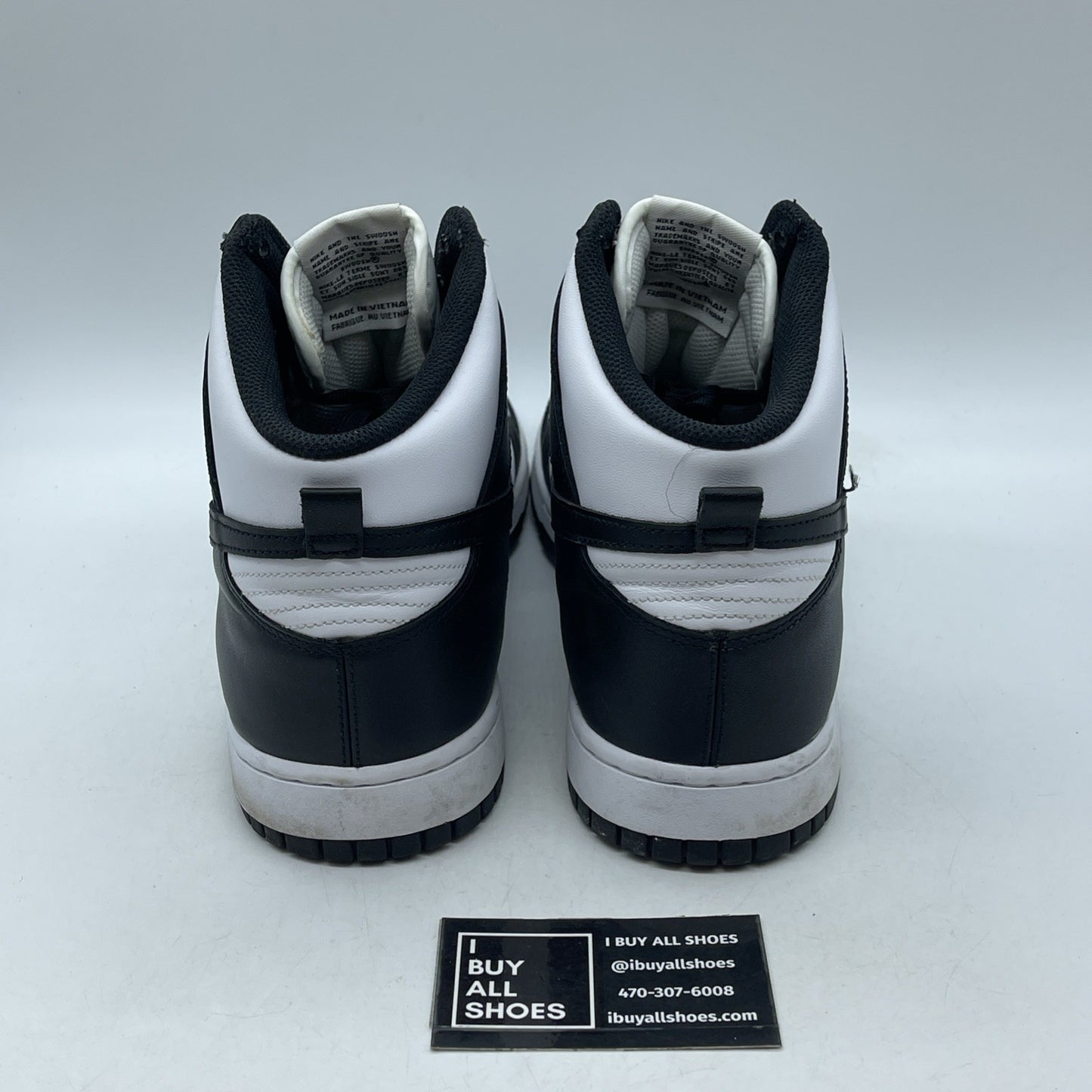 Size 13 - Nike Dunk High Black White (DD1399-105)