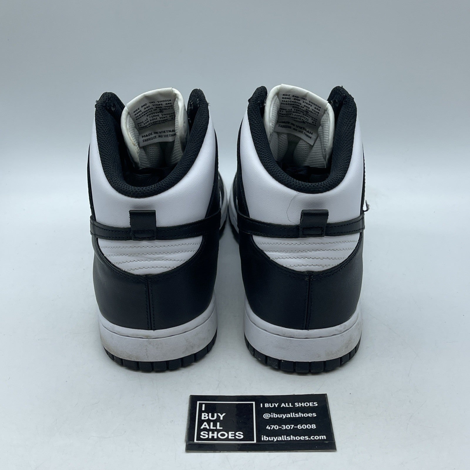 Size 13 - Nike Dunk High Black White (DD1399-105)