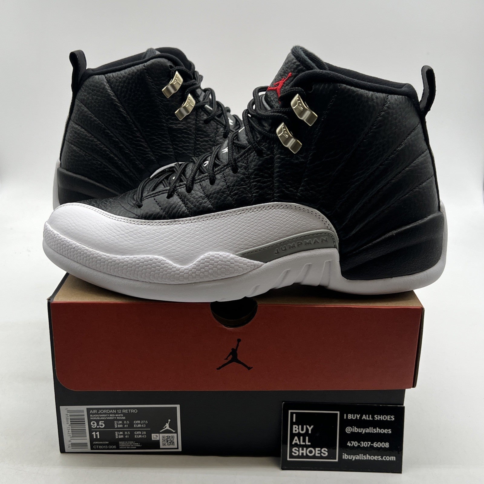 Size 9.5 - Air Jordan 12 Retro Mid Playoff (CT8013-006)